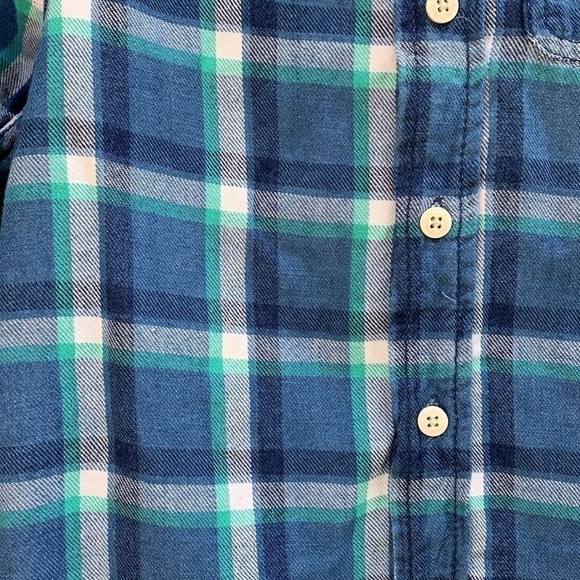 OSH Kosh Plaid Flannel Button Down Shirt - Picture 2 of 6